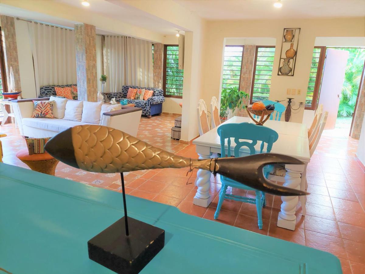 Complejo Villa Las Palmeras Piscina, Billar, Jardin, Bbq @Drvacationsrental Samana エクステリア 写真